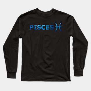 PISCES (water) Long Sleeve T-Shirt